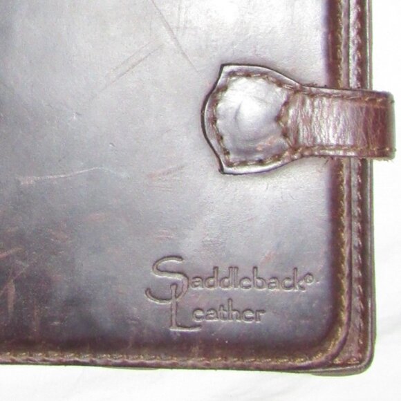 Saddleback Leather Dark Brown Coffee Color IPAD Tablet Case 8" x 10" Distressed - Picture 2 of 7